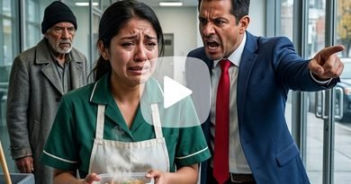 La despidió por darle su comida a un vagabundo, pero la identidad del mendigo lo hizo caer de rodillas llorando